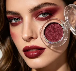 Private Label Duo Chrome Cream Eyeshadow Palette Matte and Shimmer Finish Gel Powder Chameleon Pigments for Makeup Eye Shadow