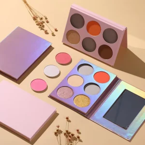 Private Label Long Lasting 6 Color Custom Contour Blush Palette High Pigment Pressed Powder Highlighter Blush Palette