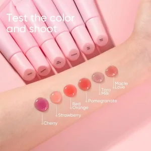 Private Label Long Lasting Vegan Pigment Lip Gloss Liquid Peptide Lip Tinted Balm Moisturizer Bulk Rebranding