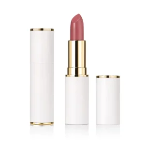 Private Label Luxury White Gold Round Lipstick Custom Logo Matte Velvet Waterproof Long Lasting OEM Professional Makeup