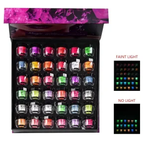 Private Label Multichrome Eyeshadow Glitter Neon Pigment Makeup High Pigment Loose Eyeshadow Pigments