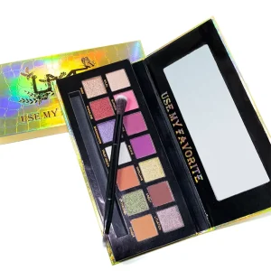 Private Label New Arrival High Pigment Eyeshadow Makeup Shimmer Vegan Eyeshadow Palette