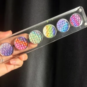 Private Label Original 4 Pan DIY Individual Single Pallet Highly Pigmented Chrome Pressed Eye Shadows Palette Glitter Eyeshadow