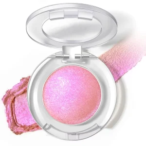Private Label Waterproof Luxury Metallic Eye Shadow and Blush Vegan Highlighter Chrome Eyeshadow Cream Makeup