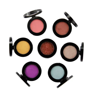 Private label cosmetic single eyeshadow high pigment long lasting glitter eyeshadow