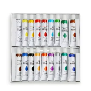 Professional Artists’ Quality Oil Paints 18 Color 12ml E. Aluminum Tubes