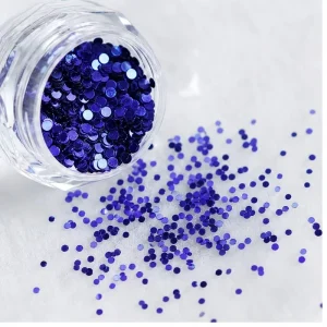 Professional DIY Christmas Nail Art Decorations Heart Star Dot Shape Glitter Sequins Multi Colors PET Material