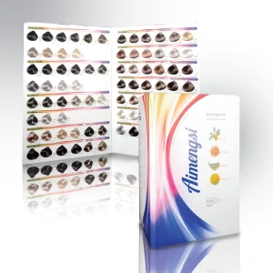 Professional Hair Color Chart Book and Swatch Palette for Salon Use