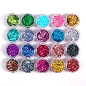 Professional Loose Glitter Makeup Private Label Chunky Glitters Loose Eyeshadow Pigments Glitter