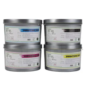 Professional Manufacturer CMYK Offset Printing Ink Vivid Color Anti skinning Process Ink with Excellent Press Adaptability