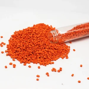 Professional Plastic PP Flame Retardant Orange Color Grain Masterbatch Pigment for Home Appliance Components PP