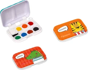 Professional Quality Safe Non toxic 8 Colors Children Party Solid Watercolor Paints Set