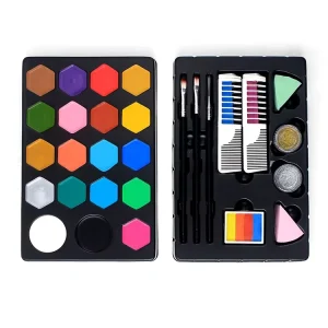 Professional Safe Kids Water Based Face and Body Painting Kit Washable Available in a Range of Colors for Halloween