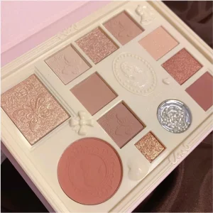 Provide Label High Quality 3d Eye Shadow and Cream Blush Powder Eyeshadow Palette