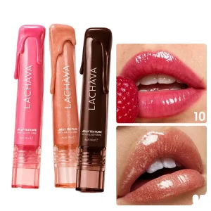 Pudaier High Shimmer Lip Gloss Long Lasting Moisturizing Organic Makeup Non sticky Hydration Lipstick