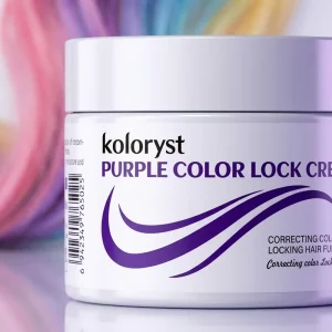 Purple Color Lock Hair Mask OEM ODM Anti Brass Hydrating Repair Treatment Cream Private Label Bleached Hair Color Care Mask