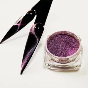 Purple Mica Pigment Coating Pigment for Nail Art 3D Magnetic Pigment Special Color Changed Effect Pigment