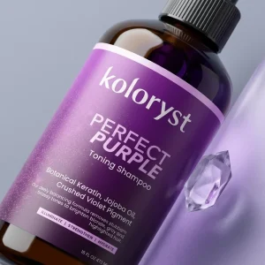 Purple Toning Shampoo Conditioner Set OEM ODM Cream Texture Brass Neutralizing Color Care Kit Private Label