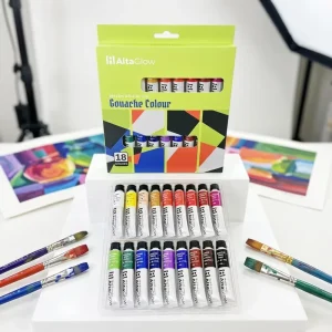 Quality Assurance Art Non Toxic Gouache Paint 18 Colors Washable Gouache Pigment Hand Paint for Kids