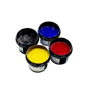 Quick Drying and High Color Strength Uv Offset Ink YY 316J LED Blue for Paper and Film(PP PE PVC)
