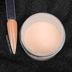 Ready Stock Peaches & Cream Warm Skin Tone Crystal Acrylic Powder Supplier Custom Brand Dip Powder for Nail Extension Low MOQ