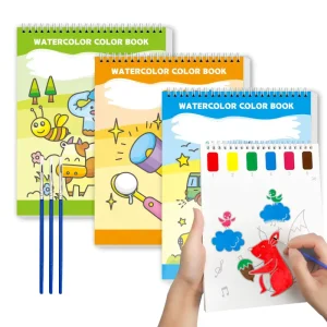 Ready to Ship 16 Sheet Acrylic Oil Watercolor Painting Coloring Book for Kids Welcome Custom