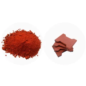 Red Iron Oxide 101 Fe2o3 Pigment for Rubber Tiles