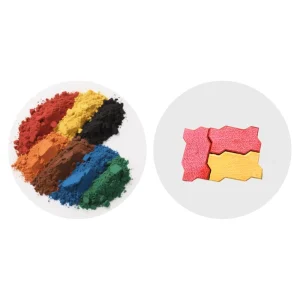 Red and Yellow Pigment for Concrete