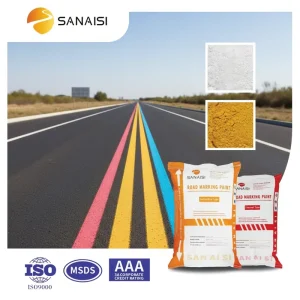 Reflective Thermoplastic Road Marking Powder Coating with Strong Adhesion for Spray Application