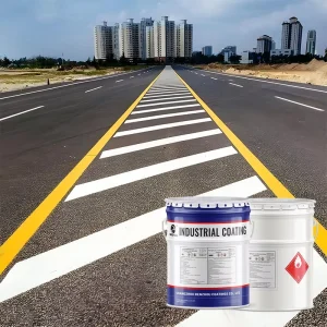 Removable Water-Based Acrylic Road Marking Paint for Temporary Construction Zones and Event Parking