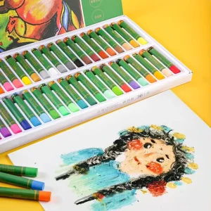 Rich Pigments Safety Washable OEM 12 Colors Oil Pastel Set Professional for Artist Kids Price