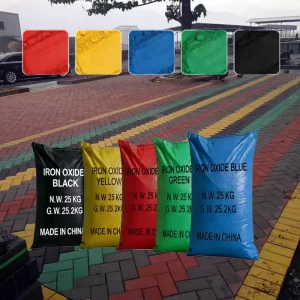 RoHS Iron Oxide Pigment for Wood Stain, Outdoor Furniture, Decking, Fences, and Preservative Coatings