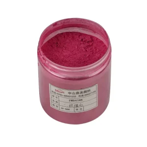 Rose Bengal Red Titanium Powder Coating Pearl Pigment for PVC & Leather Applications