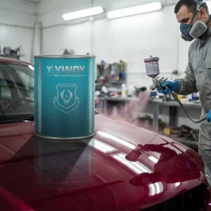 S-A16 Violet Red Single-Component Automotive Paint Liquid Coating for Car Repair and Color Change