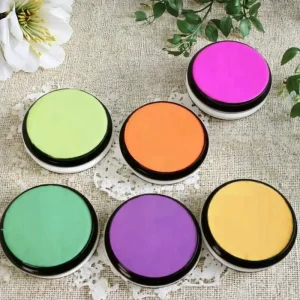 Safe Water Based Paint Palette for Kids Vibrant Colors CE Certified Face and Body Art Supplies for Party & Halloween Makeup