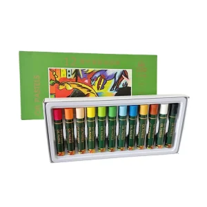 Safety Washable 12 Colors Oil Pastel Set for Professional Artists and Kids