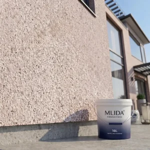 Sand-in-Water Multicolor Coating, Thick Stone Texture Finish, Self-Cleaning Waterproof Exterior Wall Coating