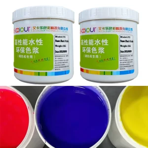 Screen Printing Raw Material Paint Industrial Water Based Dyes Pigments Paste Materials