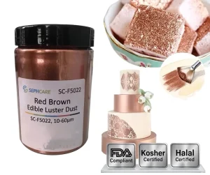 Sephcare Food Ingredient Additive Metallic Luster Dust Edible Glitter Pigment Cake Decorations