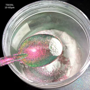 Sheenbow Aurora Holographic Multichrome Loose Pigment Highlighter Sparkle Diamond Eyeshadow Holographic Metallic Glitter Pigment