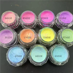 Sheenbow Diamond Chameleon Powder Makeup Eyeshadow Pigment Glitter Duochrome Pastel Watercolor Paint Liquid Coating Pigment