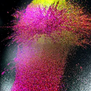Sheenbow High Pigmented Chameleon Powder Glitter Duochrome Pigment Fine Multichrome Powder for Paints inks and Watercolor