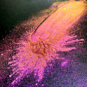 Sheenbow Metallic Multichrome Chameleon Pigment Duochrome Effect Pigment Glitter Loose Powder Eyeshadow Powder for Makeup