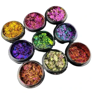 Sheenbow Opal Bulk Chameleon Eyeshadow Titanium Colorshift Foils Eyeshadow Flakes