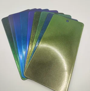 Shimmer Chameleon Pigment Powder Laser Hologram Mica Powder for Coating and Paint for Epoxy Resin Crafts