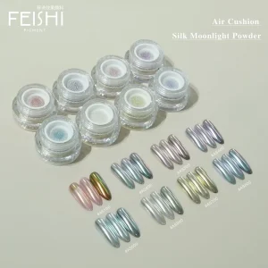 Shining Silk Aurora Powder Fine Smooth Nail Pigment Professional for Nail Training & Salons Bulk