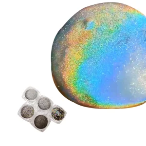 Silver Holographic Rainbow Holo Laser Powder Glitter for Nail Salons Slimes Watercolor Paints