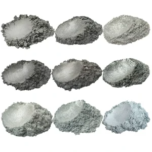 Silver Pearlescent Pigment Silver Mica Powder Pigment for Nail Art Dedication and Craft Product