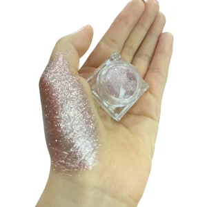 Silver Shiny Glitter Loose Powder Sparkle Platinum Flakes Pigment Powder