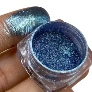 Silver to Blue Color Shifting Chameleon Loose Powder for Cosmetics Eyeshadow